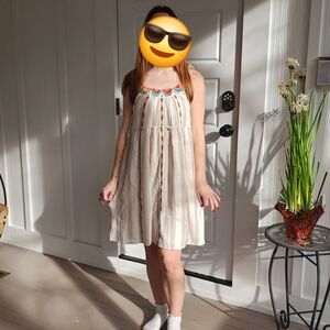 Colorful Embroidered Sundress